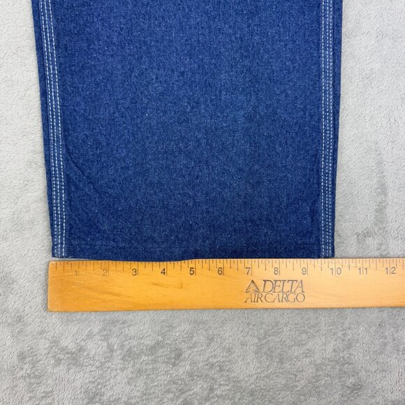 Vintage 90s Liberty Bib Denim Carpenter Overalls Mens Painter Workwear Utility - Picture 10 of 10